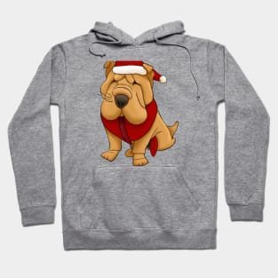 Cute Shar Pei Drawing Hoodie